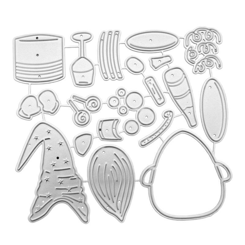 Gnome Metal Cutting Dies Stencil DIY Scrapbooking Album Paper Card Template Mold