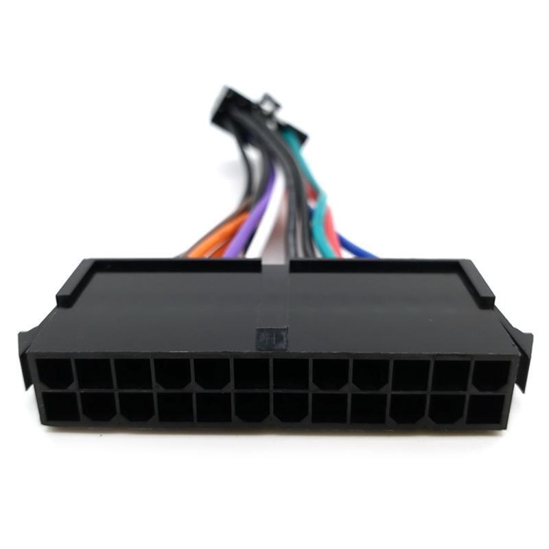 10CM/3.94in 24-pin10-pin Power Cord Converter ATX 24p To 10p Line for Lenovo Lap