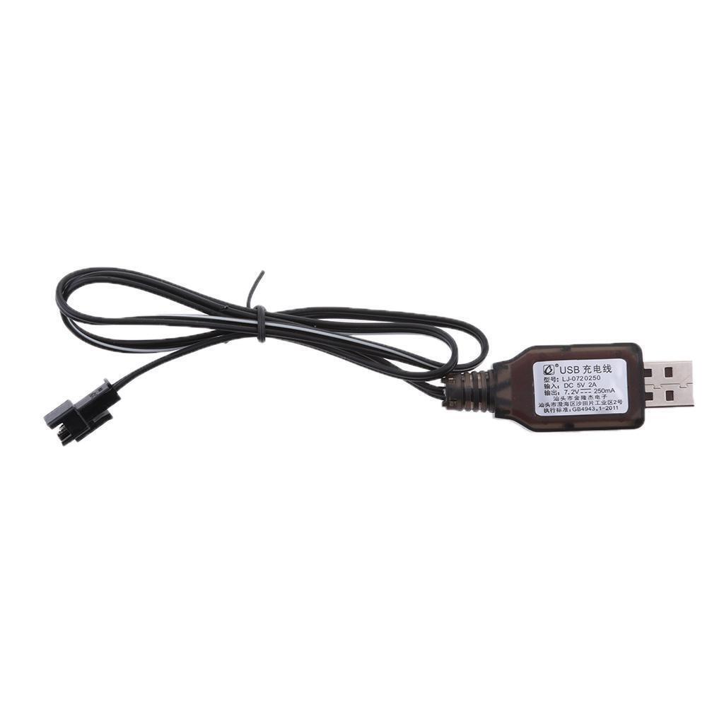 7.2V USB to SM 2P Plug / Battery Charging Cable for RC