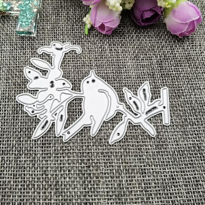 Cute Bird Metal Cutting Dies Stencil DIY Scrapbooking Album Paper Card Template