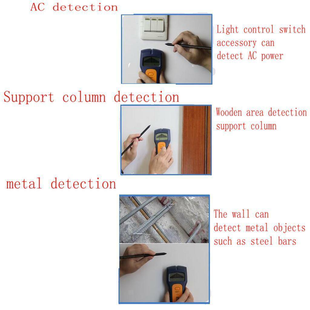 Electric  Wall  Detector w/Sound Warning f/ /AC Wire