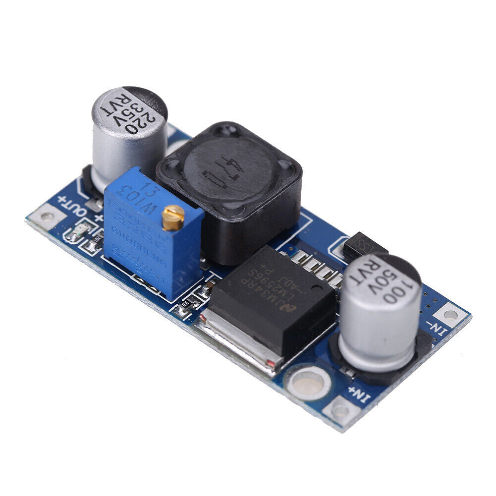 2x DC-DC 3A Buck Converter Adjustable Step-Down Power Supply Module LM2596S