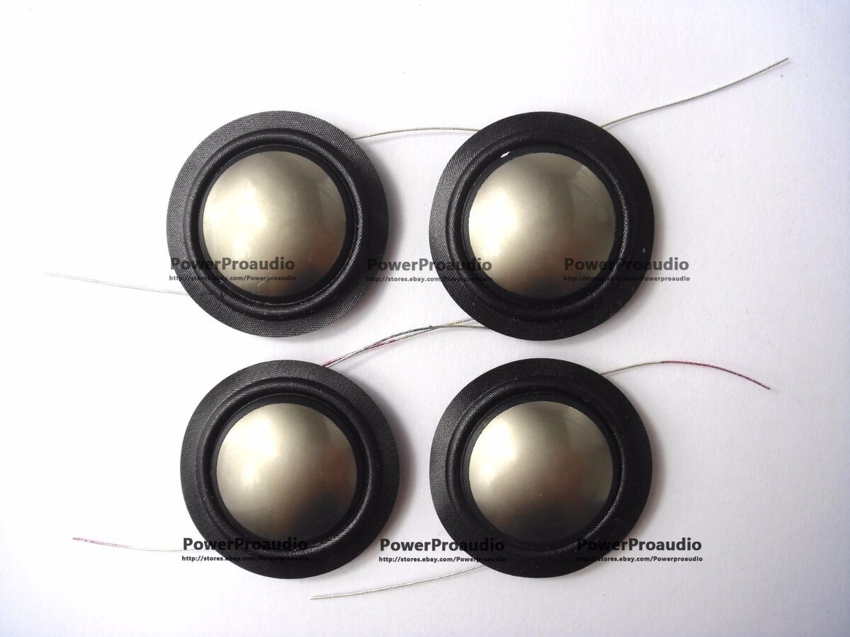 4pcs Titanium Dome Tweeter Diaphragms for Paradigm ADP 370 V2 1" VCL 8 ohm