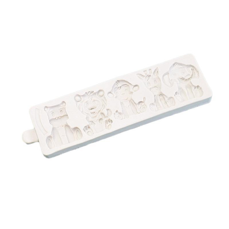 Soap Molds Silicone Craft Mold Handmade Exquisite Animal Lion Monkey Elephant