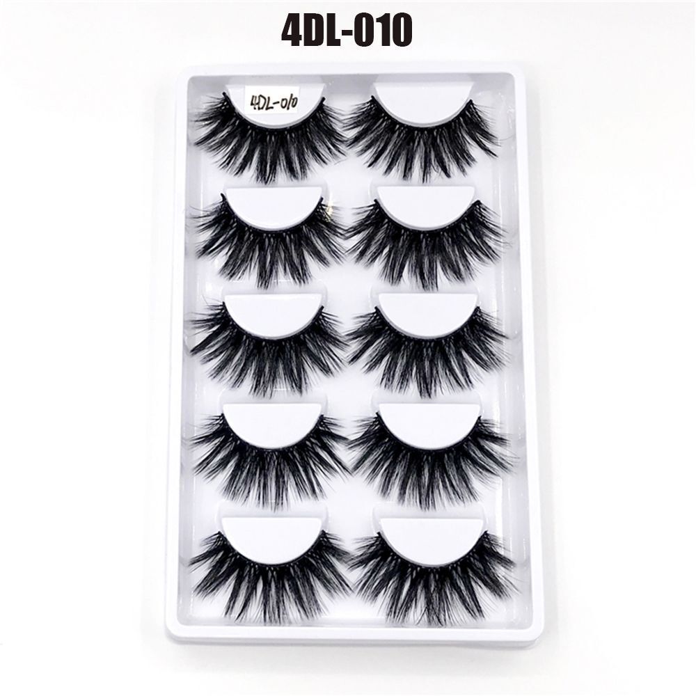 Fluffy Full Volume Thick 4D  Faux Mink Hair Eye Lash Extension False Eyelashes