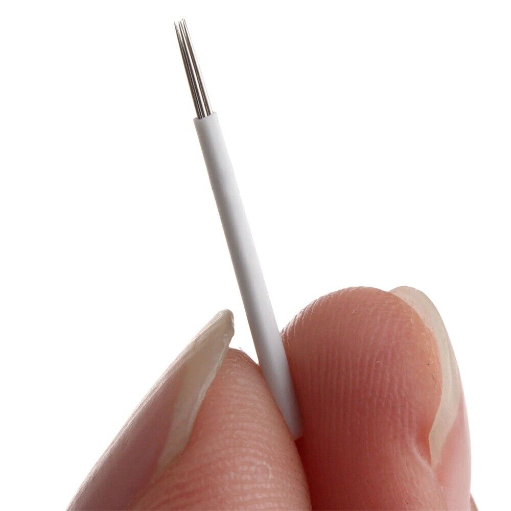 5.24" Red Fog Microblading Tattoo Pen & 50Pcs 5Pin Round Fog Eyebrow Needle