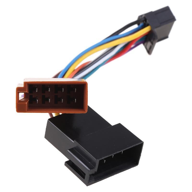 16Pin Audio Car Stereo Wiring Harness Plastic ISO Adapter Fit for Most Cars