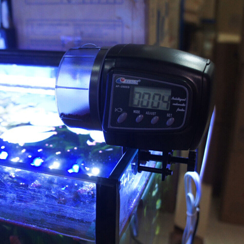 Automatic Fish Tank Feeder Aquarium LCD Indicate Feeding Dispenser (AF2003)