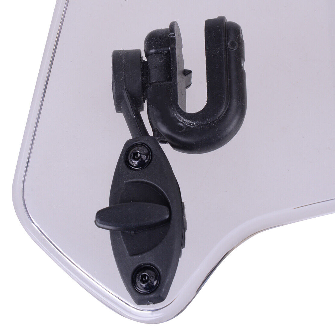 Adjustable Motorcycle Clip-On Windshield Extension Air Deflector fr Universal