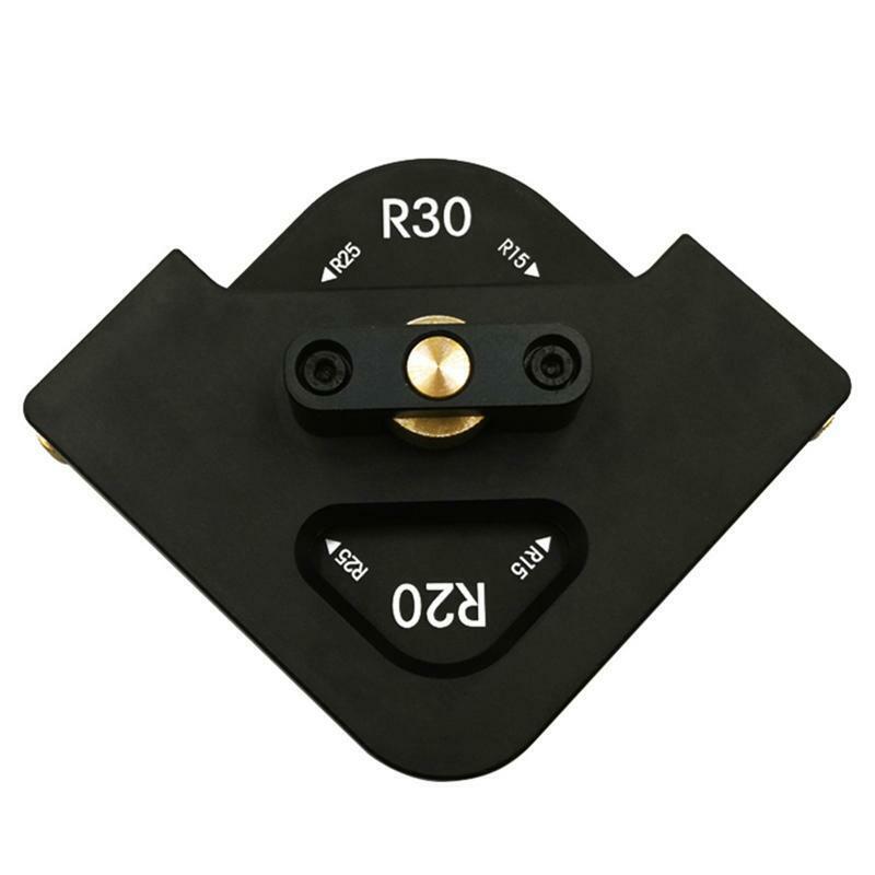 R15 R20 R25 R30 Woodworking Corner Quick Jig Template Tool for Router Trimmer