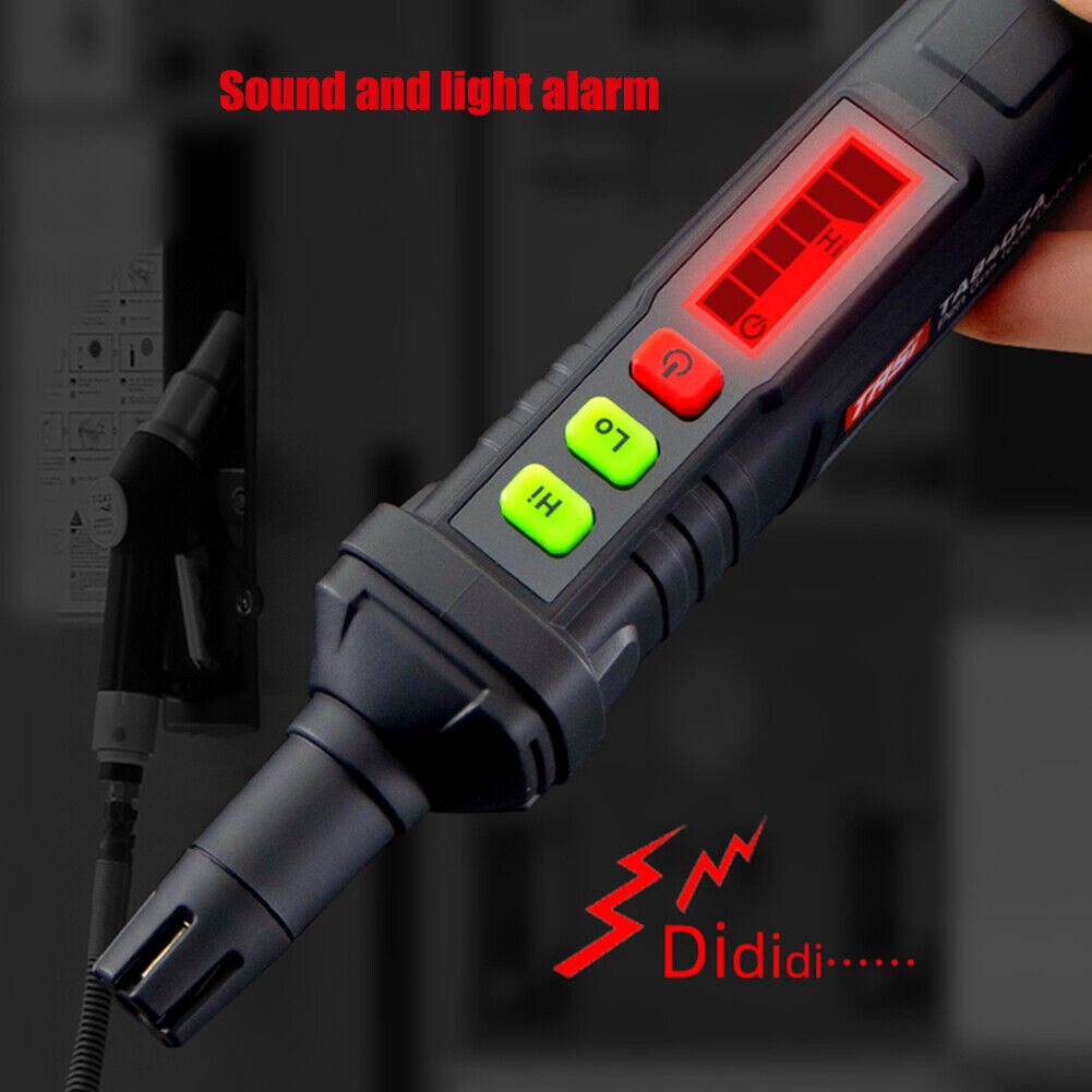 Portable Gas Detector Pen Leak Detector with Visible Audible Alarm Monitor