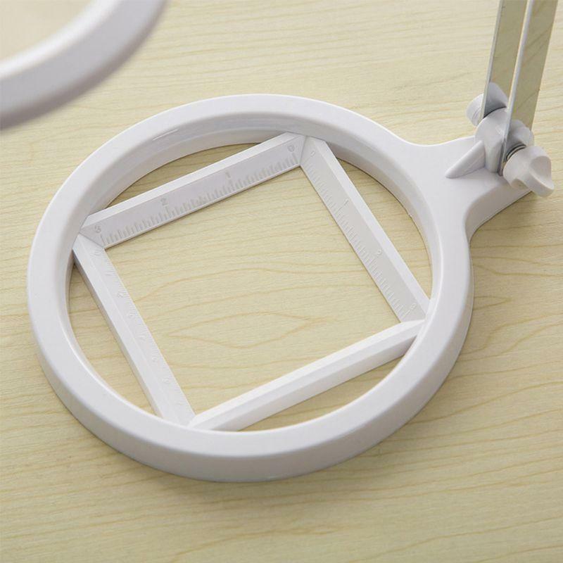 Foldable 5X Magnifying Glass Multi-functional Desktop Embroidery Loupe Magnifier