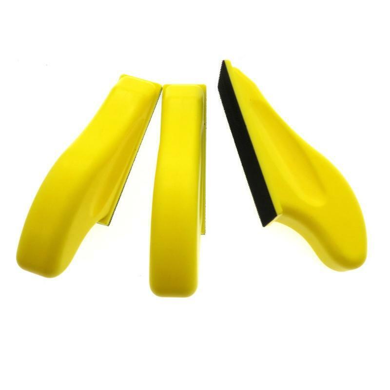 2 Piece Practical Hand Sanding Block Sanding Disc Holder for Furniture Polishing