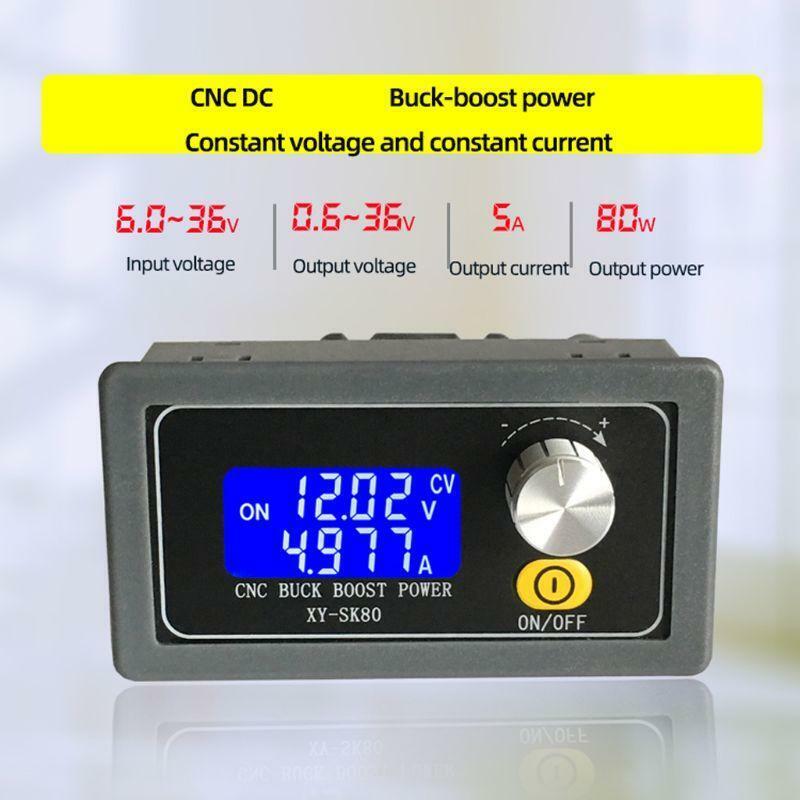 SK80 Adjustable Automatic Buck-boost Module Constant Voltage Current DC Digital