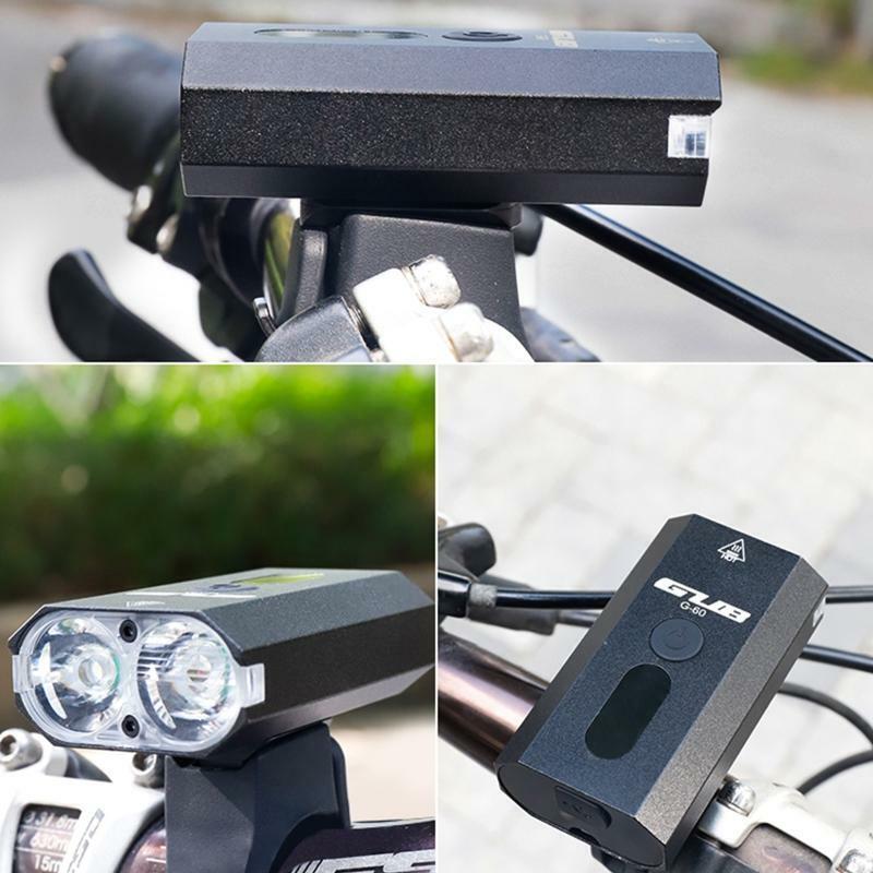 Bike Light Rechargeable 400 Lumens Bicycle Headlight with 360° Rotating Holder
