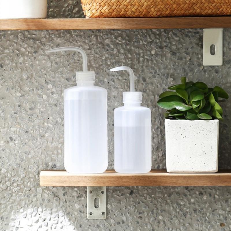 2pc Squeeze Bottles Safe Plastic Tattoo Wash Bottle Watering Tool for Laboratory