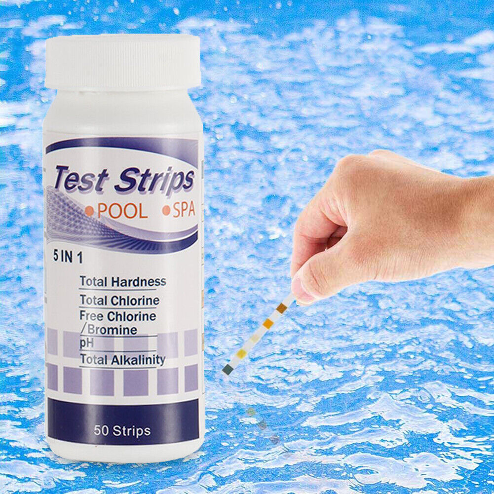 50pcs Chlorine PH Test Strips SPA Swimming Pool Nitrate Water Tester Paper