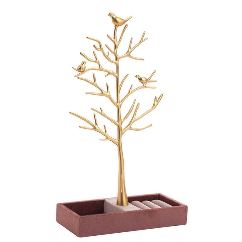 Jewelry Tree Stand Display Organizer Necklace Ring Earring Holder Show Rack