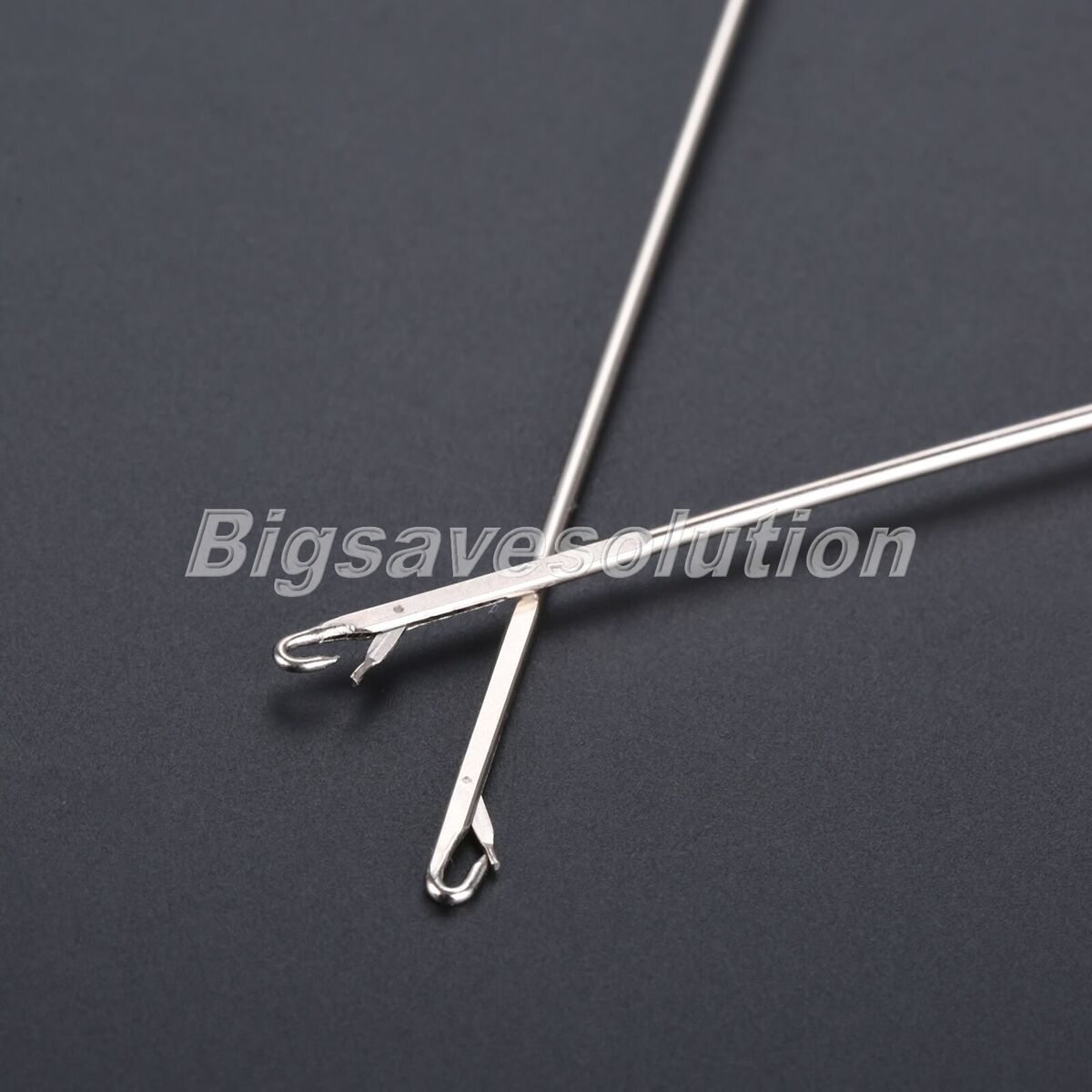 2Pcs/Set Stainless Steel Sewing Loop Turner Hoop 2 Sizes DIY Craft Tool Useful