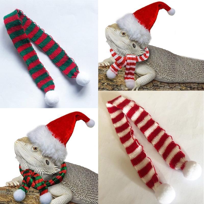 Bearded Dragon Harness Leash Set Adjustable for Small Pet Christmas Costume