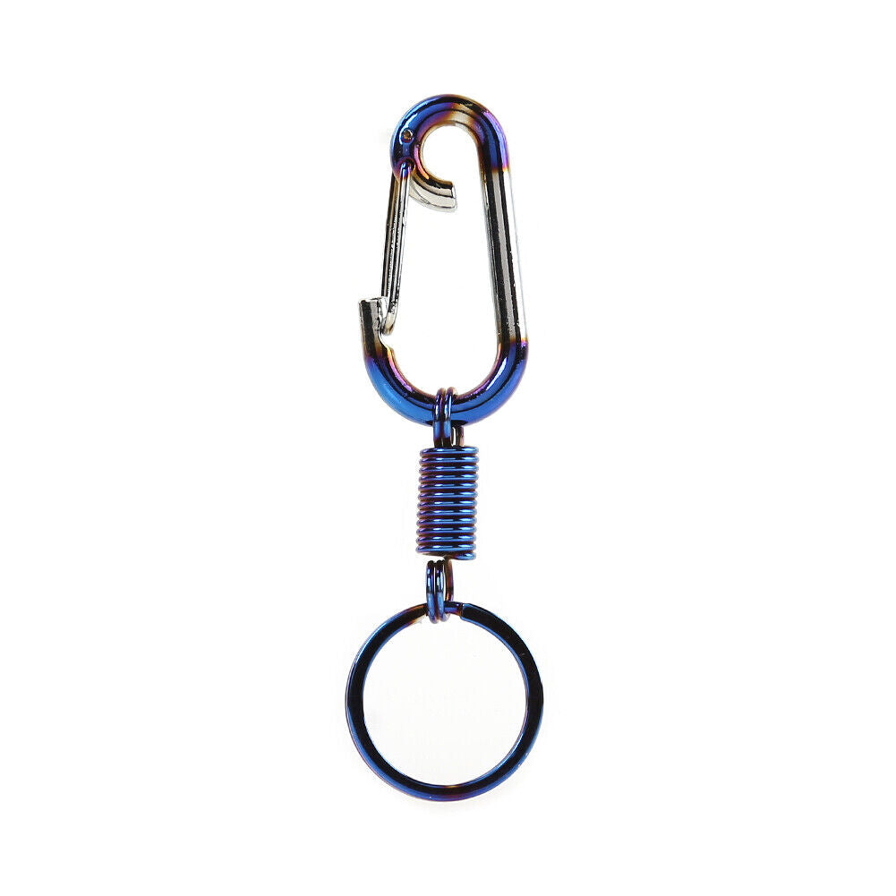 Burnt Blue Metal Keychain Aluminum Alloy Car Key Chain Ring Auto Styling