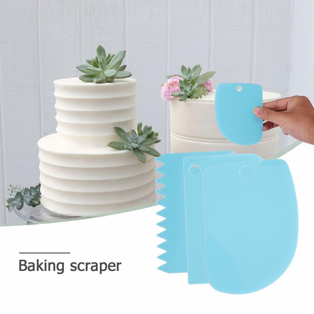 4pcs/Set Grid Transparent Texture Mat Cake Border Decorating Tool Cake Mold