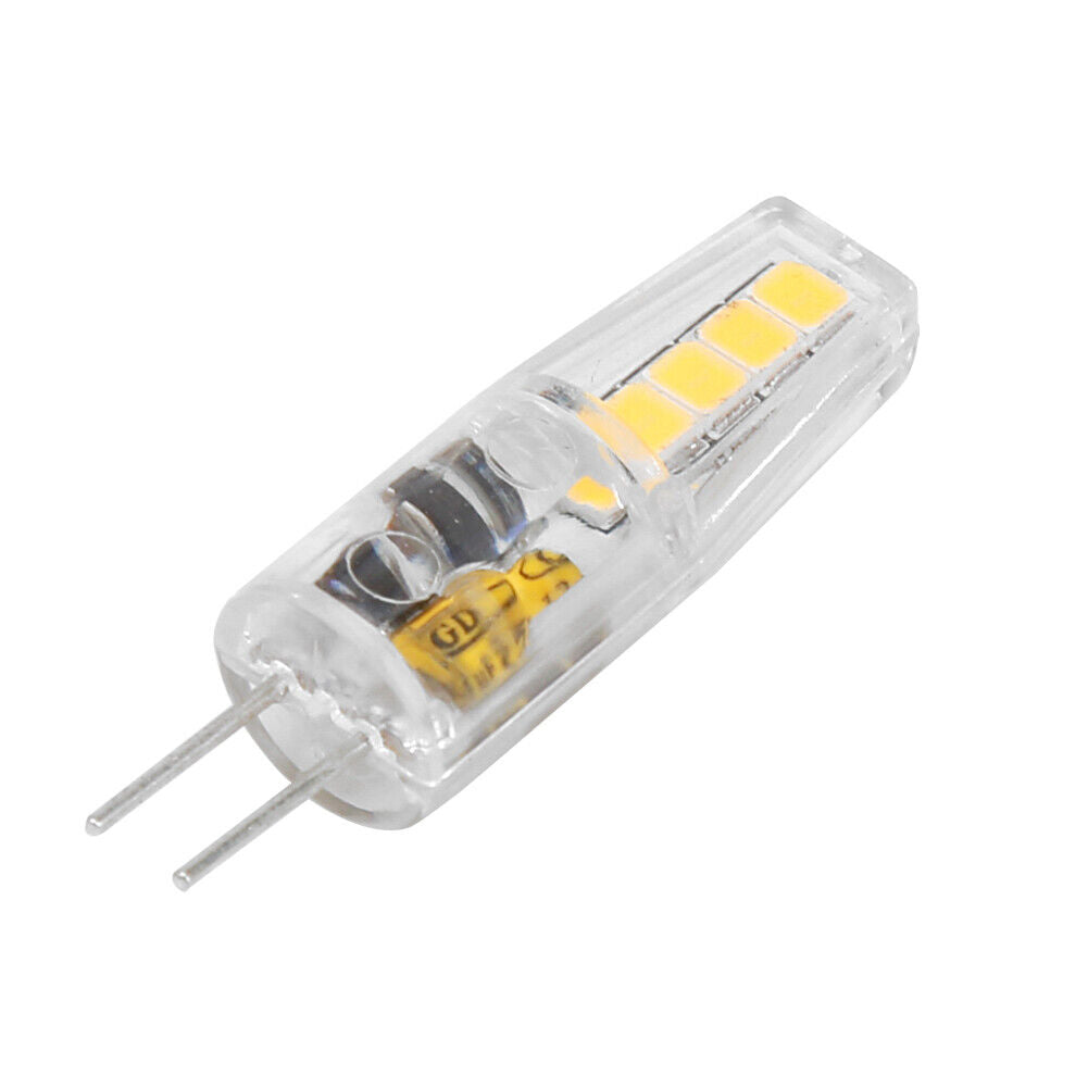 12V AC/DC G4 LED Lamp Bulb 2W SMD2835 10LED Chandelier Light Bulb (WW)