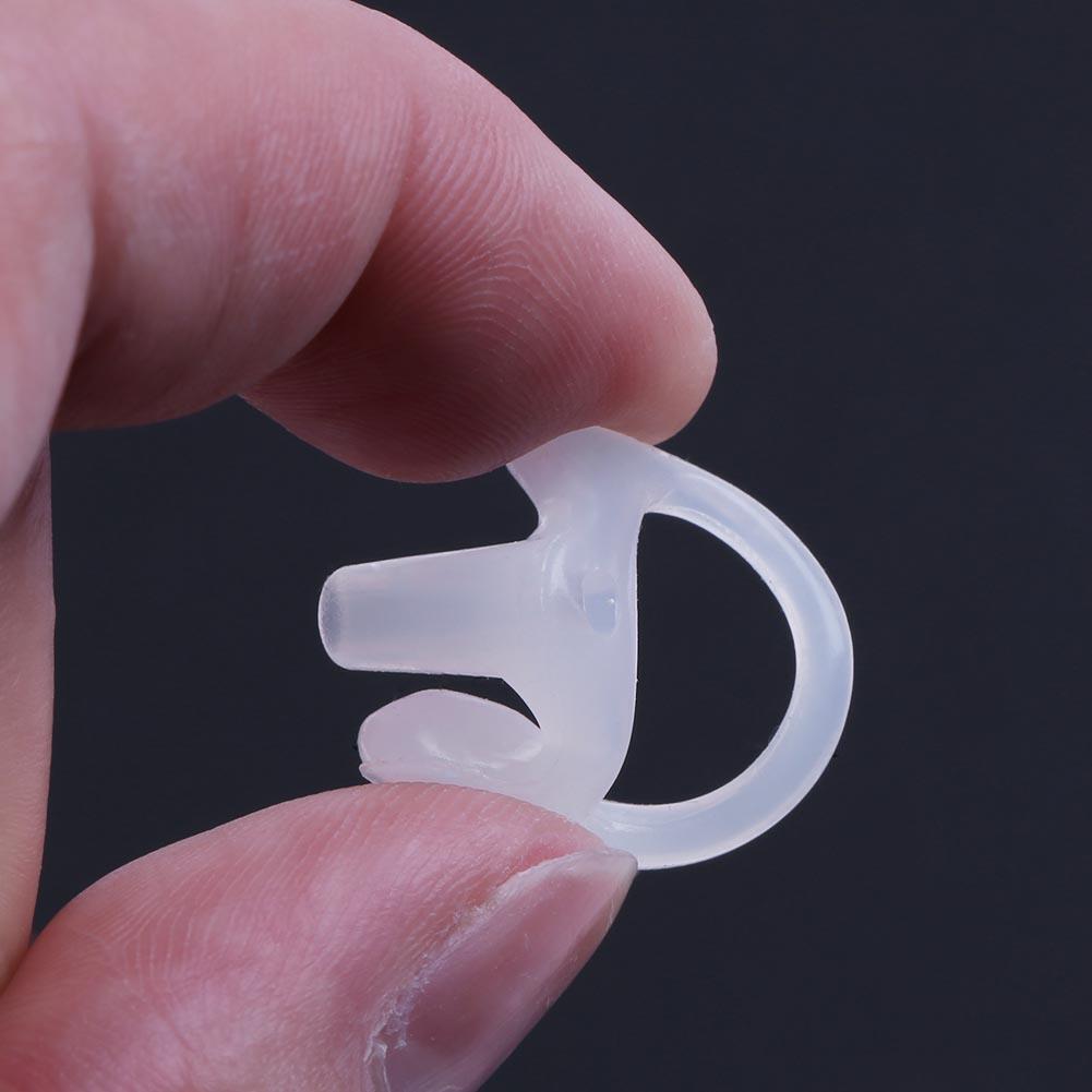 Soft Ear Bud for Covert Acoustic Tube Earpiece for Two-way Radio(White S)