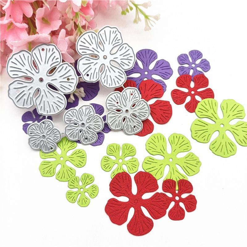 Flower Petals Metal Cutting Dies Stencil DIY Scrapbooking Album Paper Template