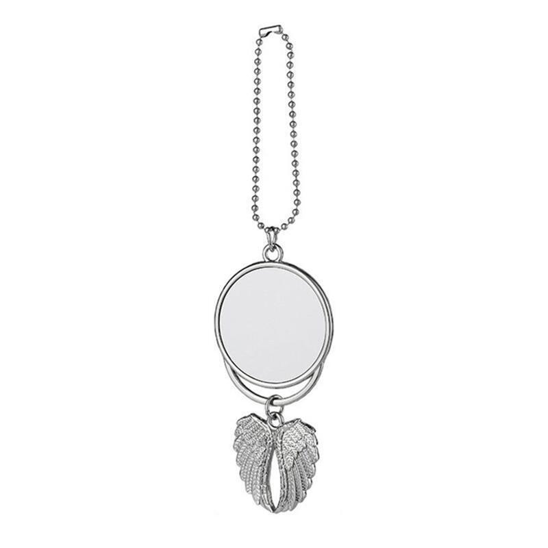 Dye Sublimation Angel Wings Pendant Blank Heat Transfer Printing Jewelry Making