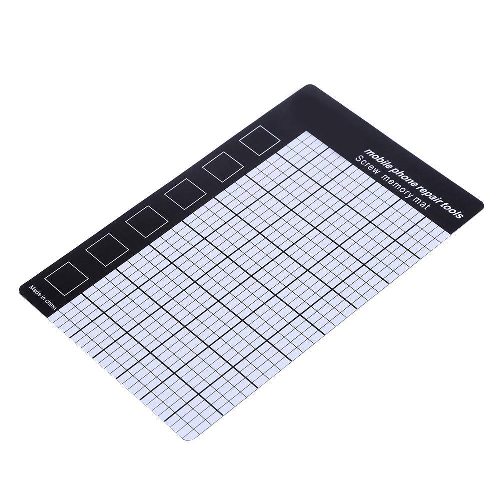 145x90mm Magnetic Screw Mat Memory Chart Work Pad Mobile Phone Repair Tools