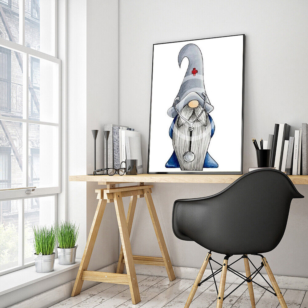 Cartoon Goblin 5D DIY Full Round Drill Diamond Painting Mosaic Decor Craft