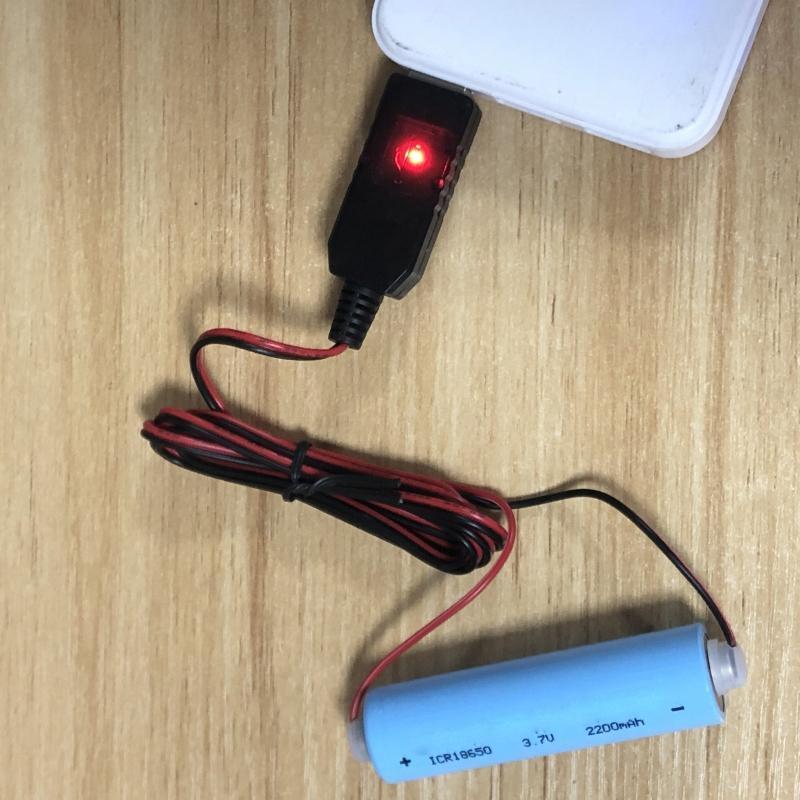 Charger Cable for 3.7V 14500 Battery Rechargeable Battery Magnetic Charging Cord