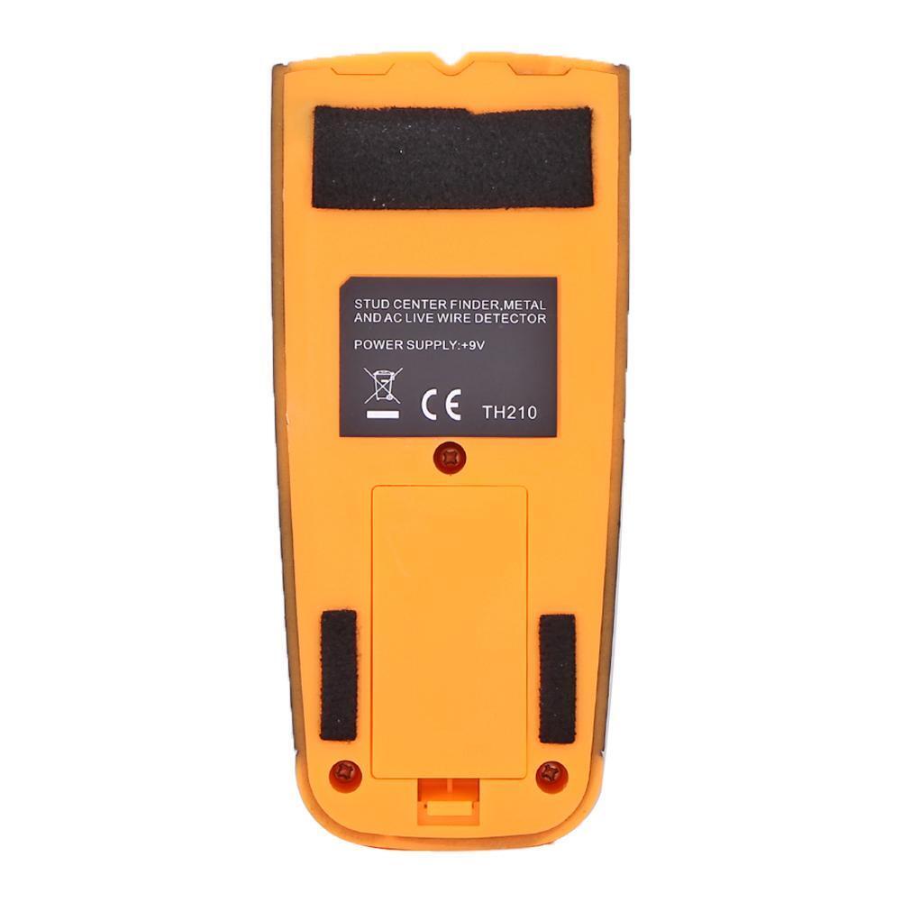 Metal Wood Studs Detector AC Voltage Live Wire Detect Wall Scanner (Yellow)
