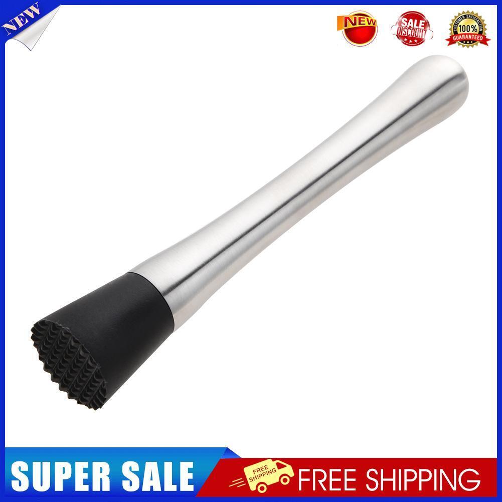 Cocktail Muddler Stainless Steel Bar Mixer Barware Drink Mojito Cocktail