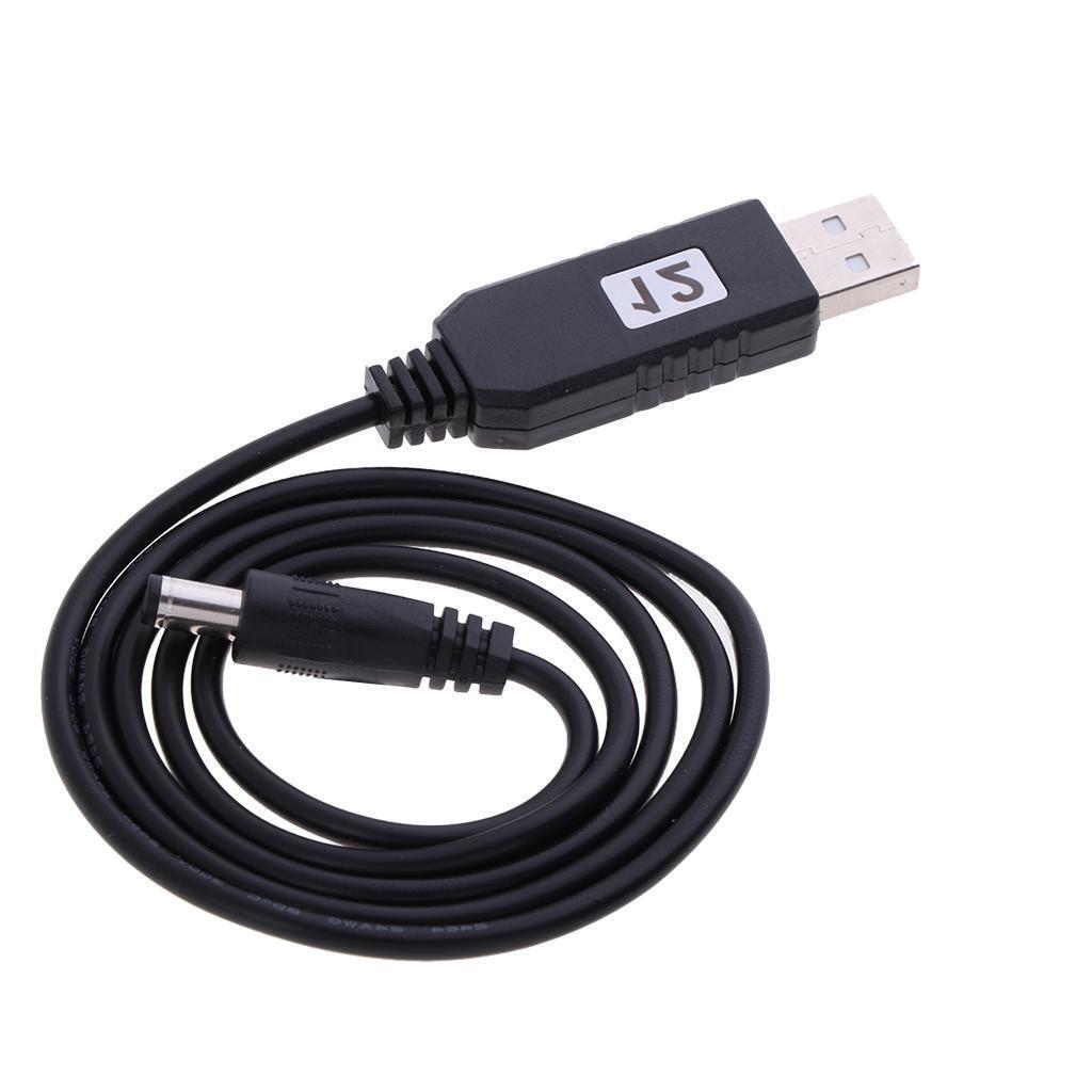 USB   DC   5V   To   12V   5 . 5mm   x   2 . 1mm   DC   Barrel   Male