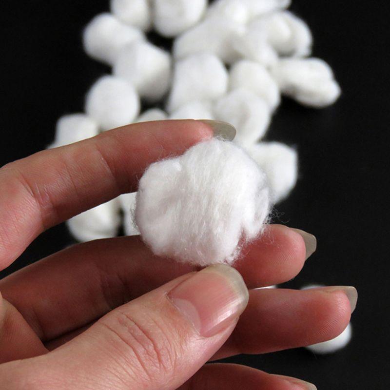 400Pcs Disposable Natural Medical Degreasing Cotton Rolling Ball Healthy Hygiene