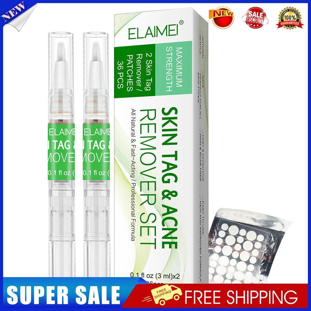 Portable Skin Tag Remover Pen Patch Wart Remove Acne Mole Treatment Tool