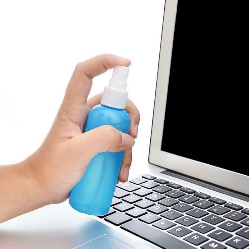 1Set Tablet Phone LCD Screen Cleaning Kit Screen Cleaner with Clean Brush Cloth