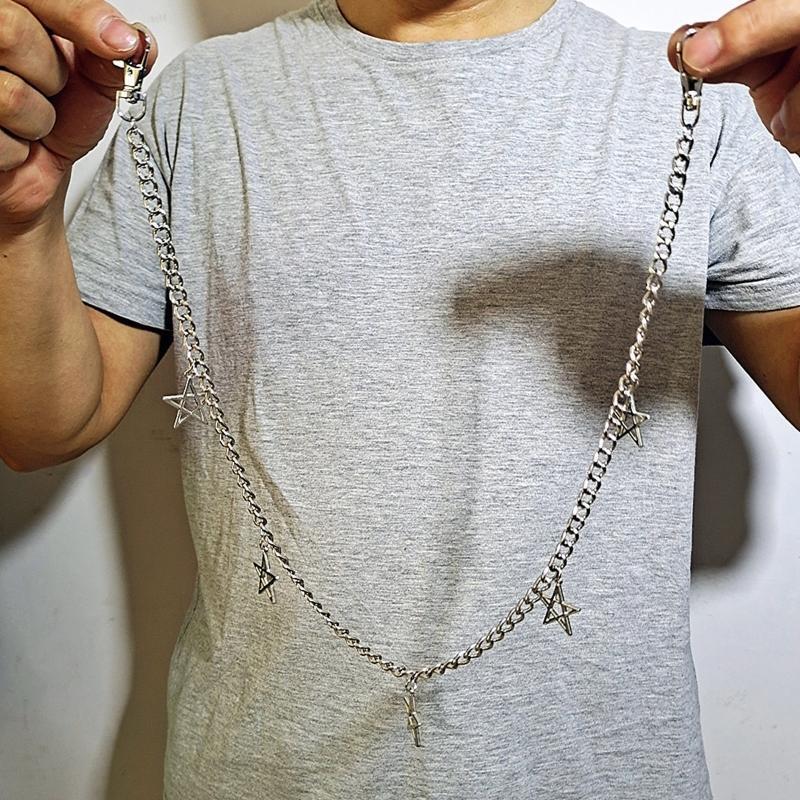 Hip Hop Pants Chains Punk Trousers Chain Biker Heavy Thick Wallet Chains for Men