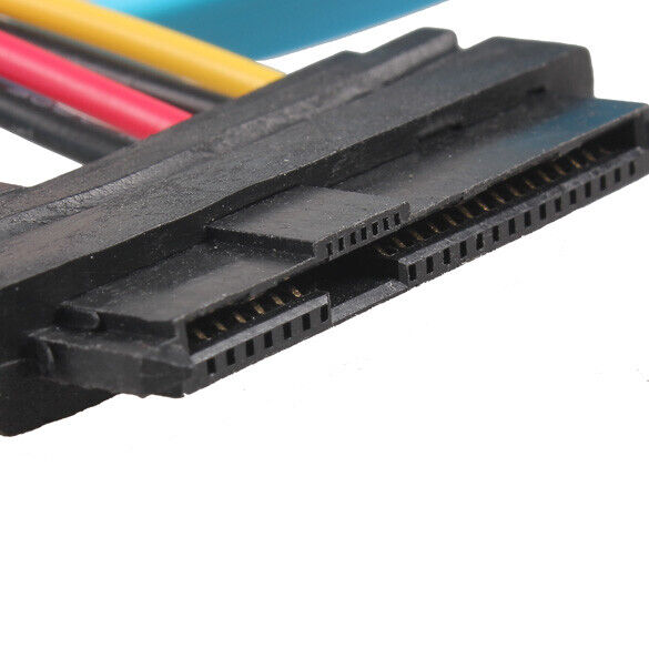 7 Pin SATA Serial ATA to SAS 29 Pin and 4 Pin Power Adapter Connector Cable