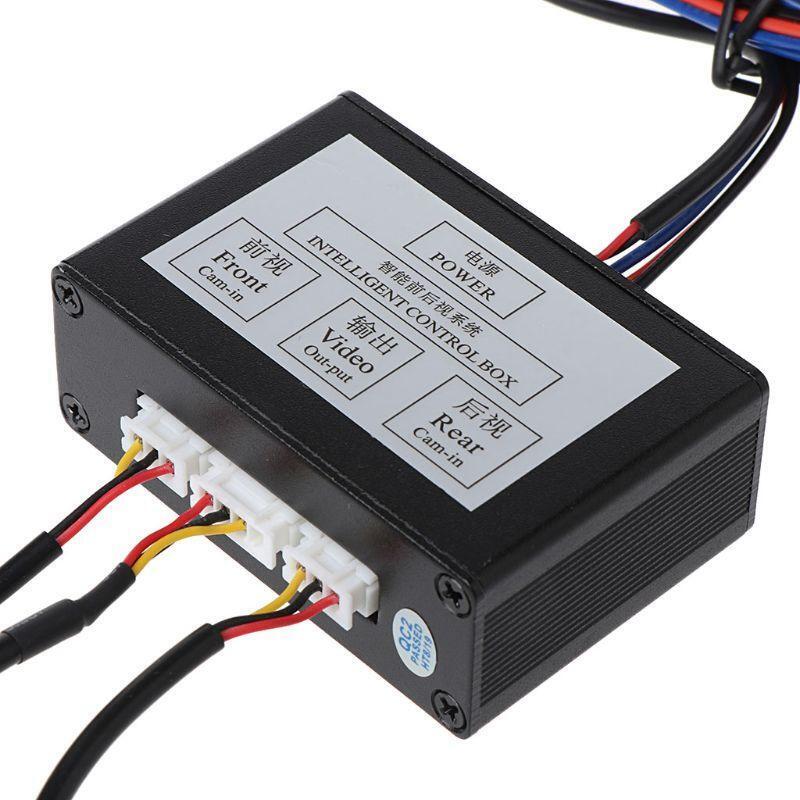 Vehicle Reversing System Two-Way Control Box Front Rear View Channel Converter