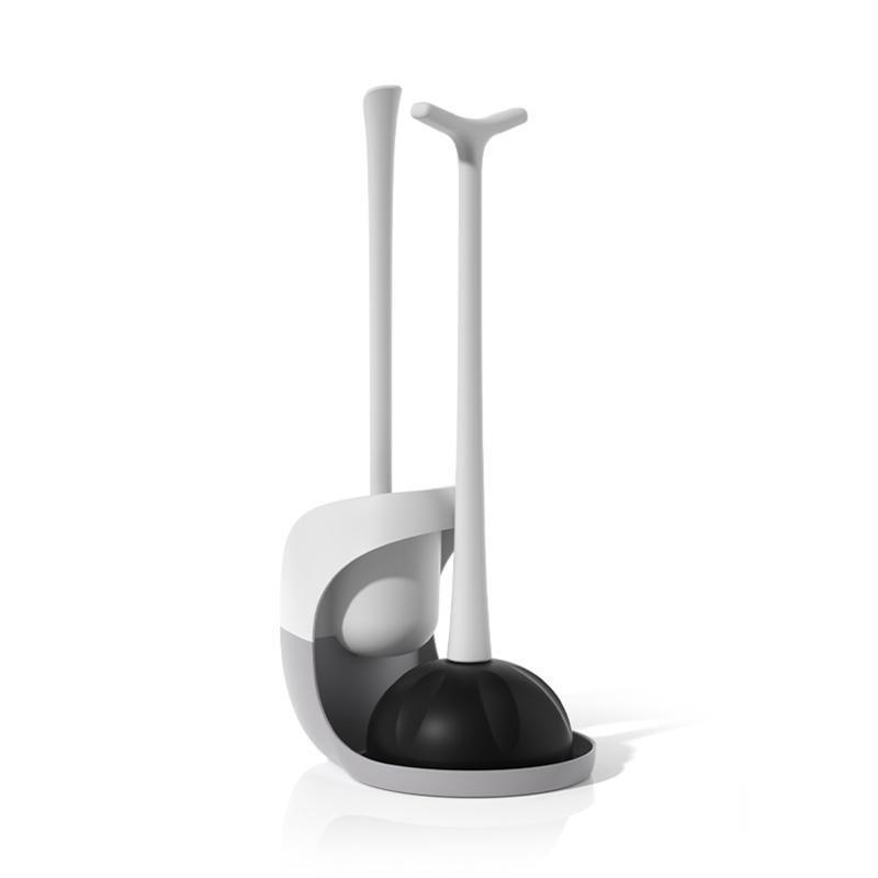 Toilet Plunger and Bowl Brush Combo Heavy Duty Toilet Plunger & Brush Set
