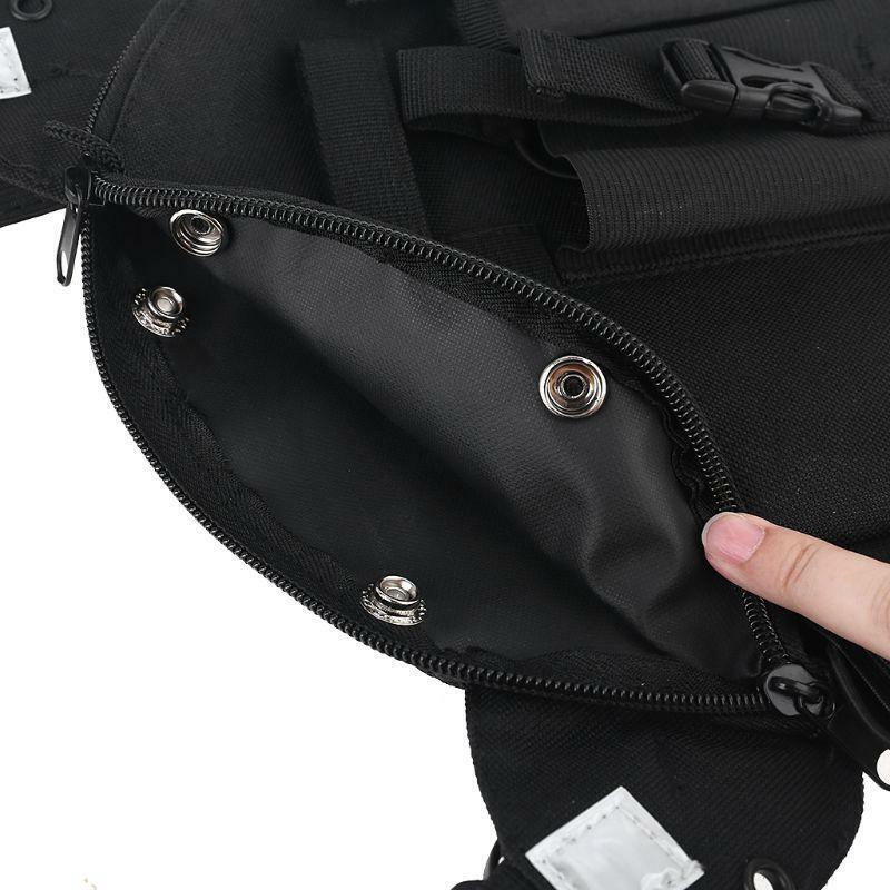 Radio Walkie Talkie Harness with Zipper for   Front Pack Vest Pouch Carry Case