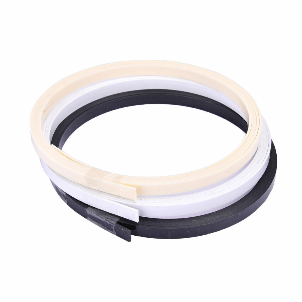 3 Pcs ABS Plastic Guitar Bass Ukulele Mandolin Binding Purfling Strips