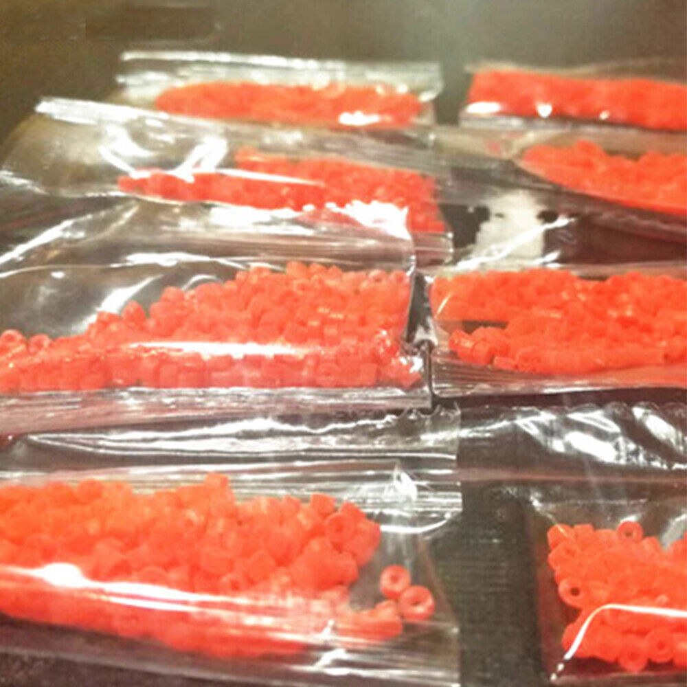 Rubber Bands Bloodworm Bait Granulator Red insect clip Fishing Accessories