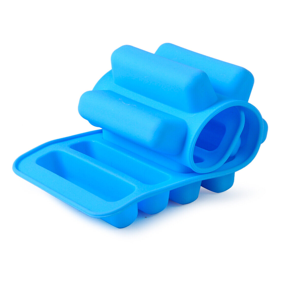 Silicone Cylinder Ice Cube Tray Freeze Mould Fondant Chocolate Cookie Mold Li