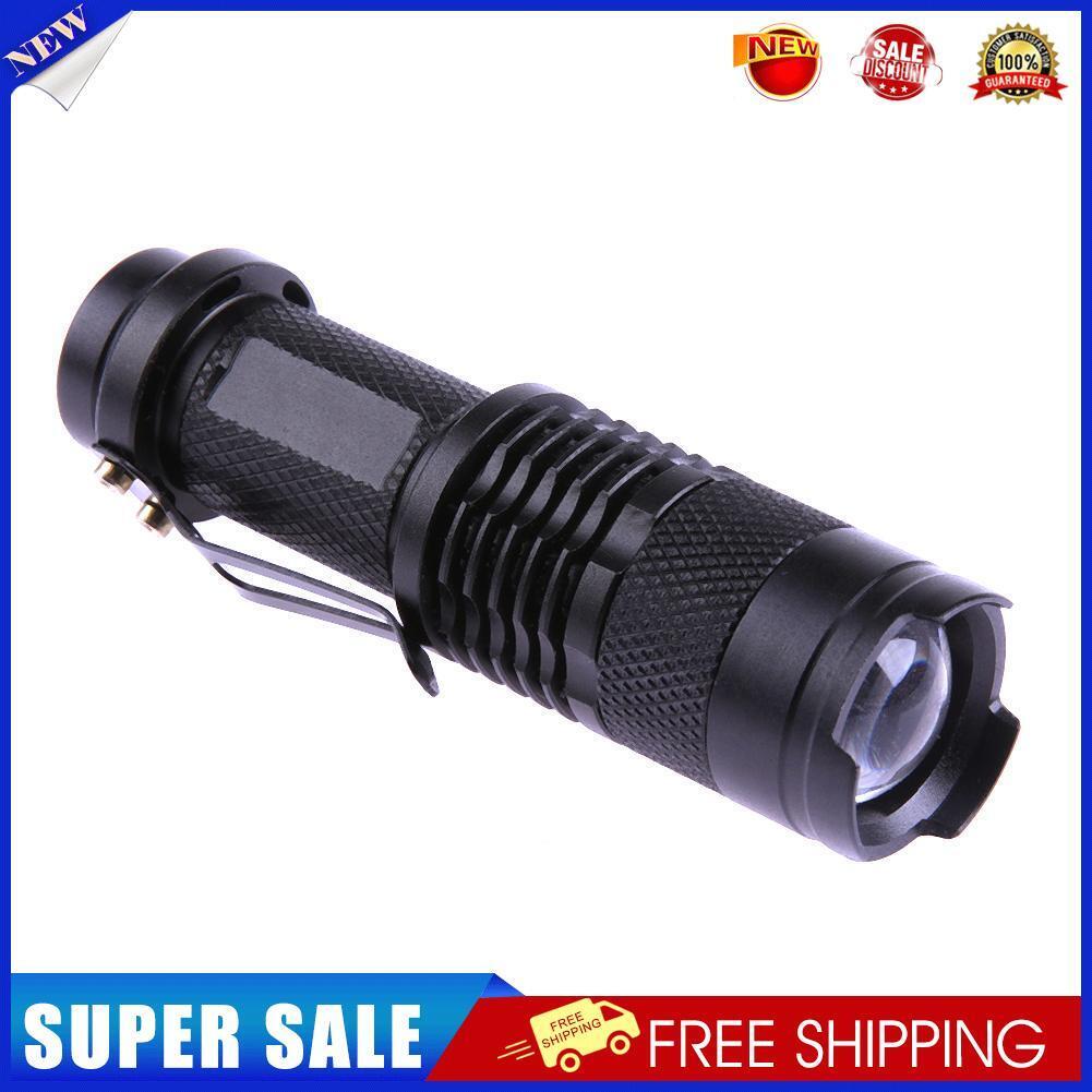 1500LM Portable Mini LED Outdoor Flashlight Torch Pocket Zoomable Light