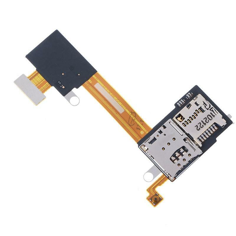 Sim Card TF Card Slot Holder Flex Cable For Sony Xperia M2 S50H D2303 D2305