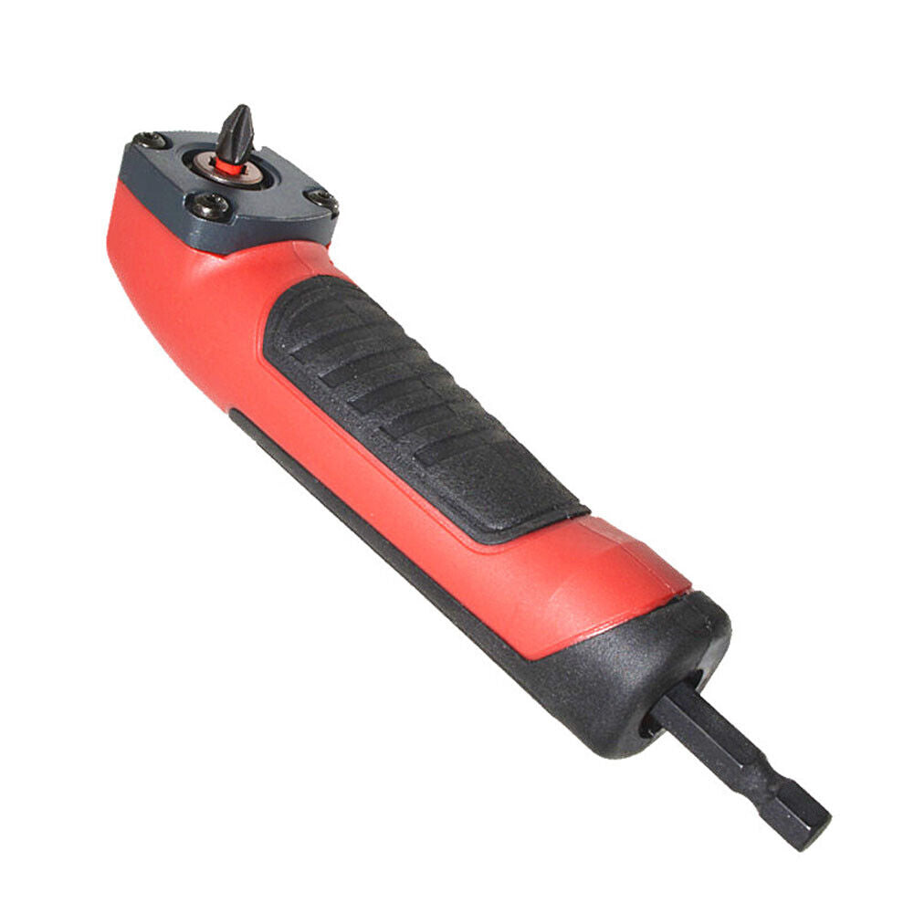 Right Angle Extension Shank Screwdriver 1/4 inch Hex Drill Bit Holder Kits